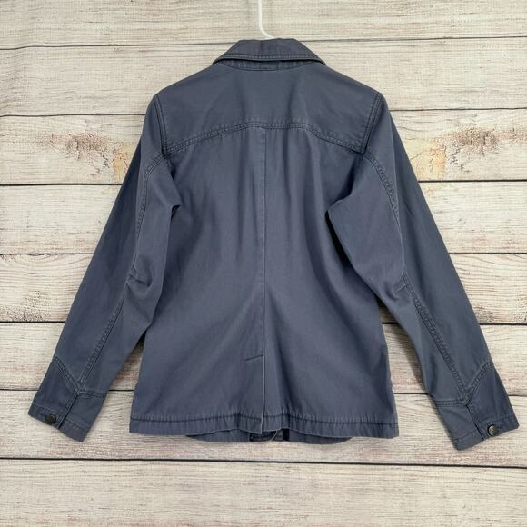 Vintage PATAGONIA Broken Twill Jacket Women's Size Medium Slate Blue/Gray - Picture 2 of 13